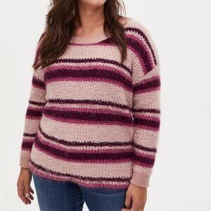 nwt POPCORN PULLOVER DROP SHOULDER SWEATER SIZE 4